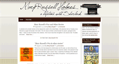 Desktop Screenshot of maryrussellholmes.com